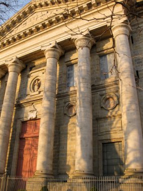 Toulouse France 'ın güzel mimarisi.