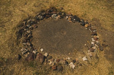 Bir Anthill 'in Üst Görünümü 