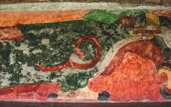 Teotihuacan México Mayo 2019 Interior Los Edificios Había Muchas Pinturas — Foto de Stock