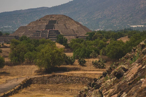 Teotihuacan Sítio Arqueológico Pré Hispânico México — Fotografia de Stock