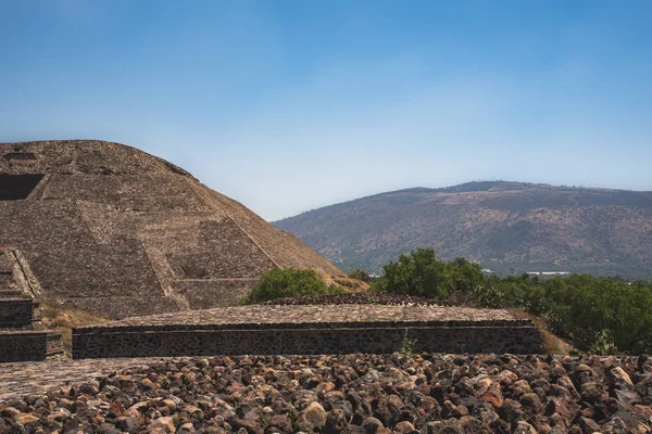 Teotihuacan Archaeological Mexican Site — стокове фото