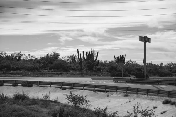 Ładna Scena Widok Autostrady Los Cabos Meksyk — Zdjęcie stockowe