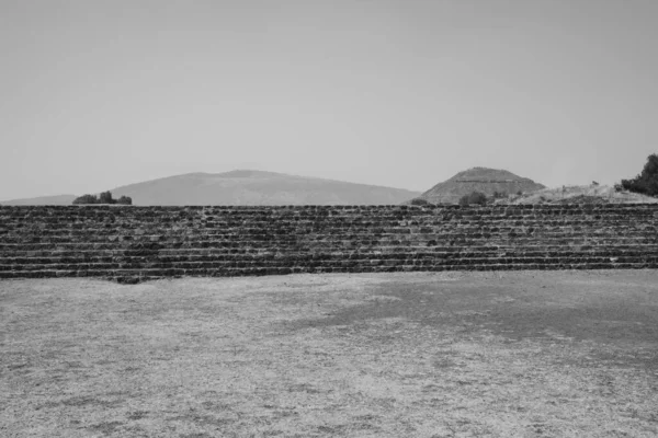 Teotihuacan Prehispanik Arkeoloji Sitesi Meksika — Stok fotoğraf