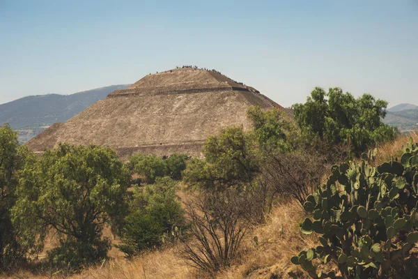 Teotihuacan Pirâmide Sítio Arqueológico Mexicano — Fotografia de Stock