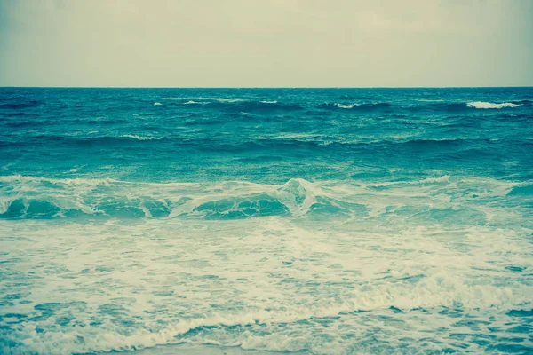 Turquoise Caribbean Ocean View Πουέρτο Μορέλος Ριβιέρα Μάγια Μεξικό — Φωτογραφία Αρχείου