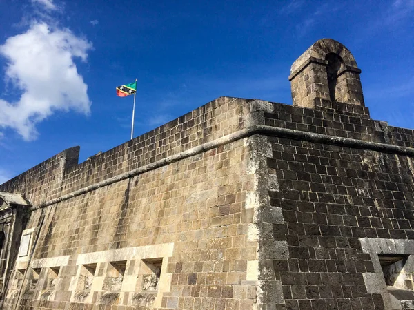 Brimstone Hill Fortress National Park is a UNESCO World Heritage Site, a well-preserved fortress on a hill on the island of St. Kitts Eastern Caribbean