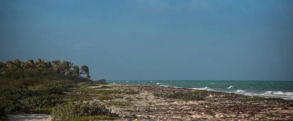 Isla Blanca Βρίσκεται Στην Quintana Roo Μεξικό Πολύ Κοντά Από — Φωτογραφία Αρχείου