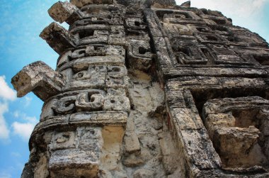 Chicanna, Campeche, Calakmul / Yucatan Yarımadası, Meksika Rio Bec Maya mimari tarzı, Muhteşem arkeolojik Maya kalıntıları, Chicanna 