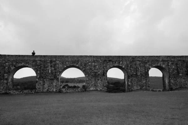 Aqueduto Xalpa Mais Conhecido Como Los Arcos Del Sitio Aqueduto — Fotografia de Stock