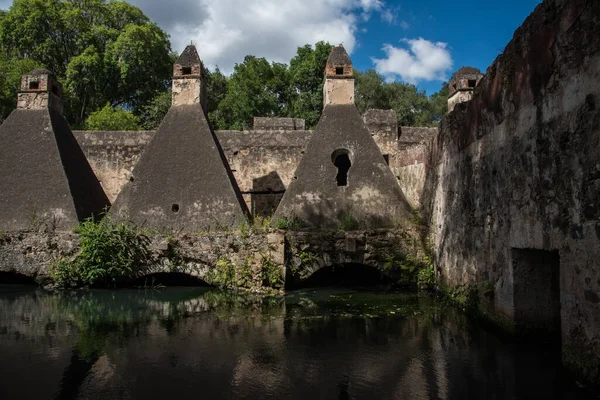 メキシコのヒダルゴにある古いプランテーション Hacienda San Miguel Regla の美しい景色 — ストック写真