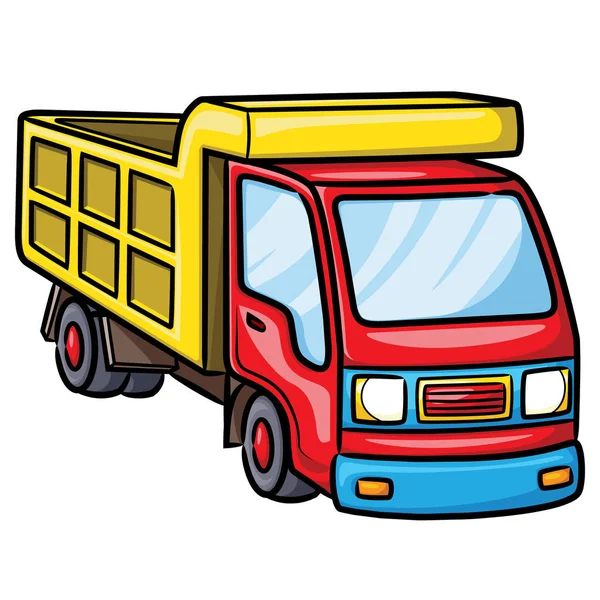 Samochód ciężarowy kreskówka — Wektor stockowy