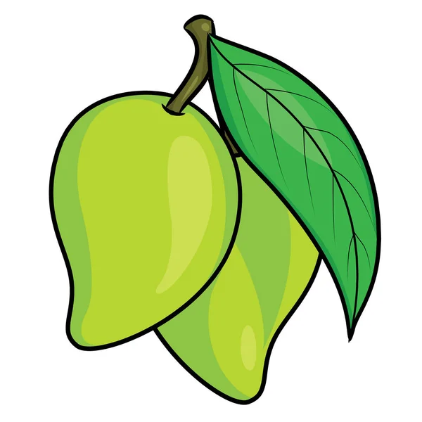 Mango söt tecknad — Stock vektor