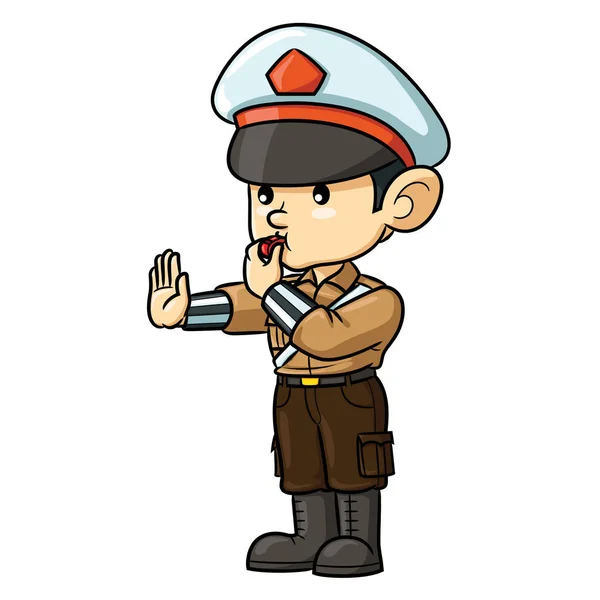 Gambar Polisi Kartun Indonesia