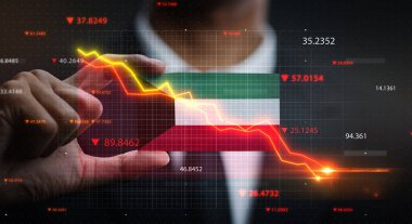 Kuveyt 'in Önünde Düşen Grafik