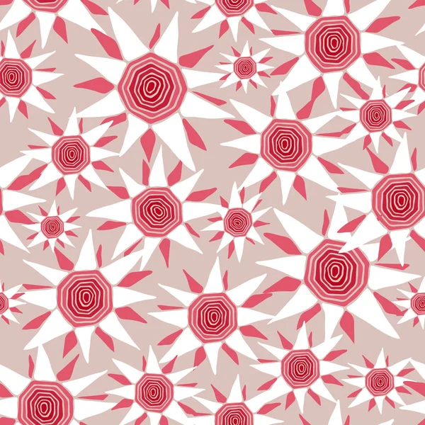 Abstrakte rosa Blüten — Stockvektor