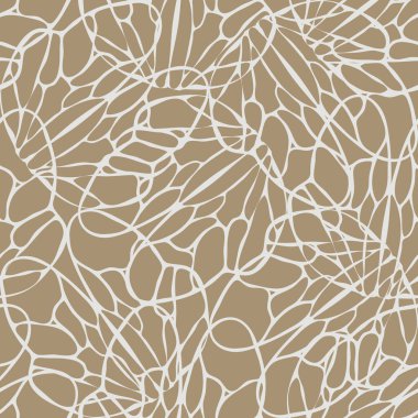 Kusursuz vektör deseni bej parçalar. Mozaik desenli duvar kağıdını tekrar et. Taş renkli modern tasarım.