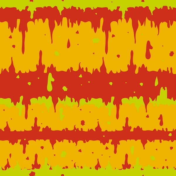 Płynny Wzór Wektorowy Topnienia Tekstury Kolorach Czerwonym Pomarańczowym Streszczenie Tła — Wektor stockowy