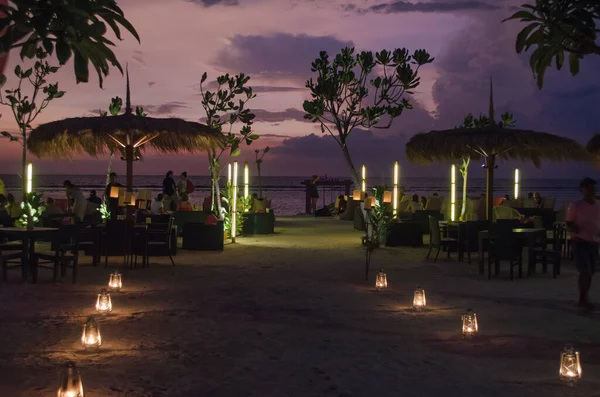 Gili Trawangan. Plaj restoranı