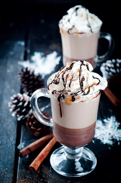 Zelfgemaakte Irish Coffee — Stockfoto