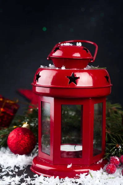 Christmas kırmızı fener