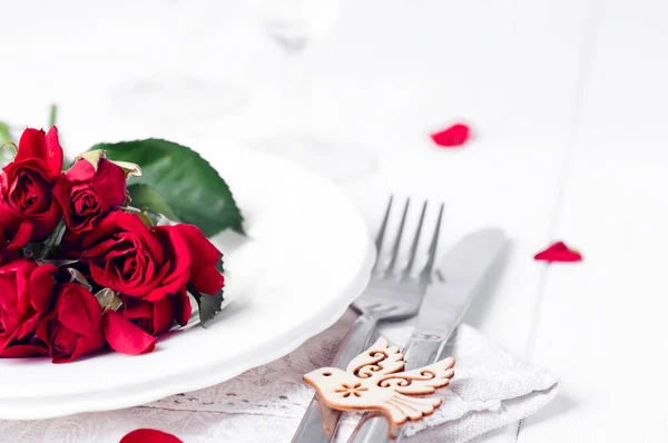 Romantic table setting — Stock Photo, Image