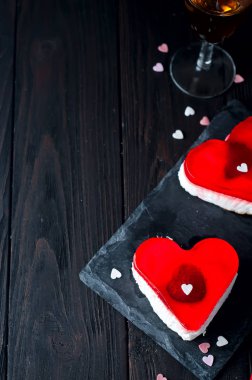 Sevgililer günü doğum günü pastası