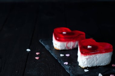 Sevgililer günü doğum günü pastası