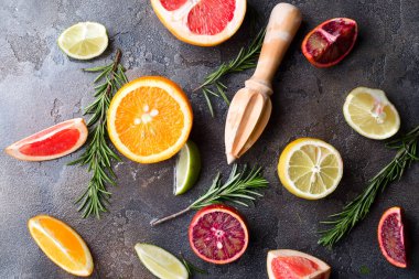 Sağlıklı içecek için malzemeler.