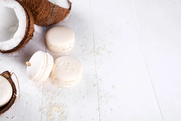 Macaroons de coco frescos — Fotografia de Stock