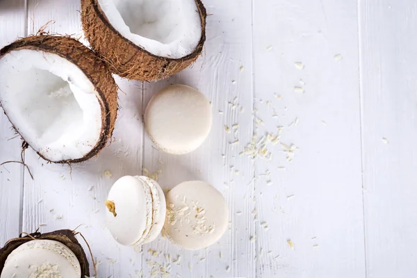 Sweet Coconut mandelbiskvier — Stockfoto