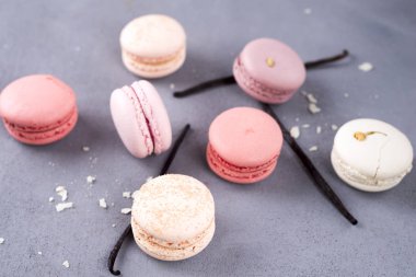 Tatlı pastel macaroons