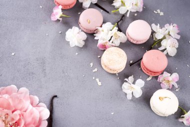 Tatlı pastel macaroons