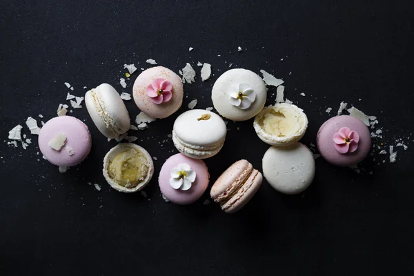 Variété Macarons pastel — Photo