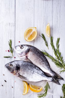 Taze çiğ balık dorado