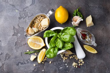 pesto sosu malzemeler