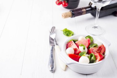 caprese için malzemeler
