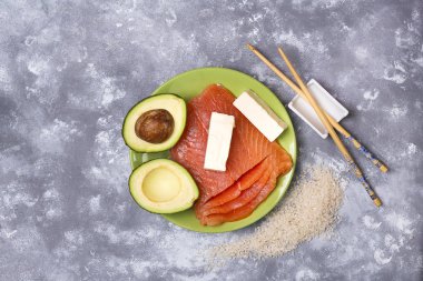 Malzemeler için rulo philadelphia