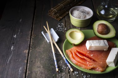 Malzemeler için rulo philadelphia