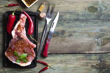 Çiğ et, sığır eti biftek