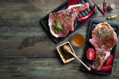 Çiğ et, sığır eti biftek