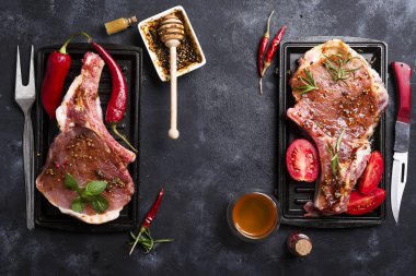 Çiğ et, sığır eti biftek