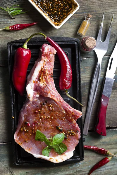 Carne cruda, carne de res — Foto de Stock