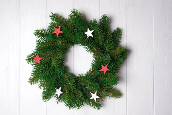 Grinalda de Natal com estrelas — Fotografia de Stock