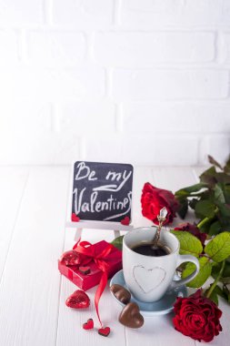 Sevgililer kahve Güllü