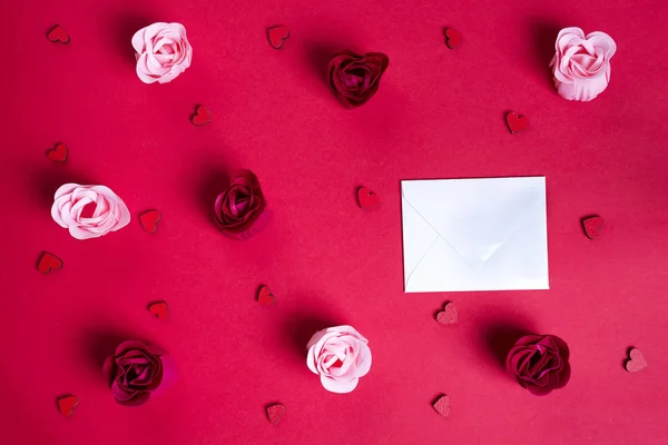 花蕾玫瑰花图案 — 图库照片