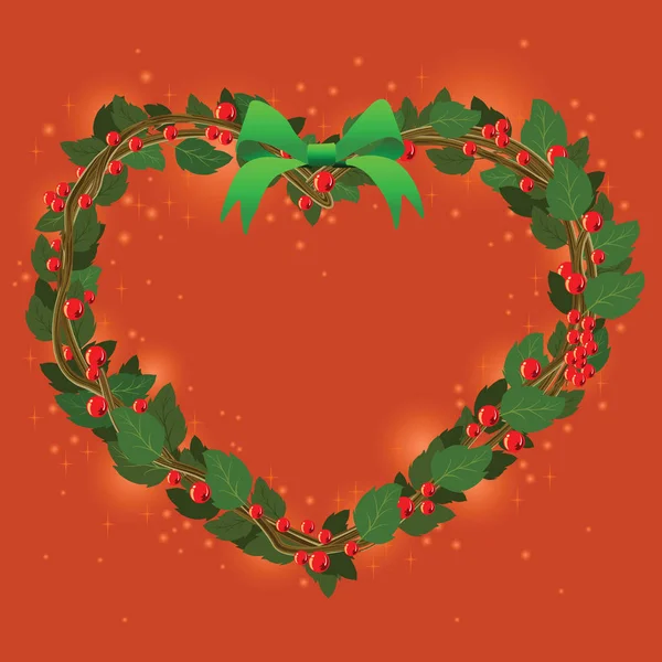 Kırmızı yeşil çelenk buket kalp süsleme Noel event05 için