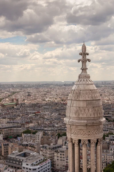 Pohled na Paříž od sacre coeur — Stock fotografie
