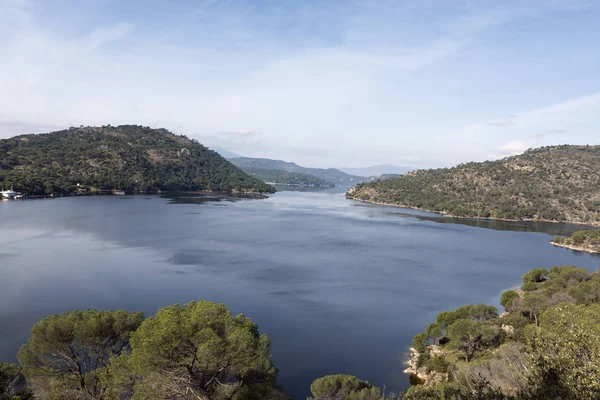 View of the dam of San juan, Madrid, Spain — Stock Photo, Image