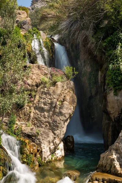 Details of the sources of the river Algar in the province of Ali — Stock Photo, Image