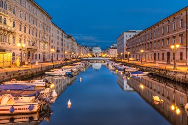 Trieste İtalya Grand Canal